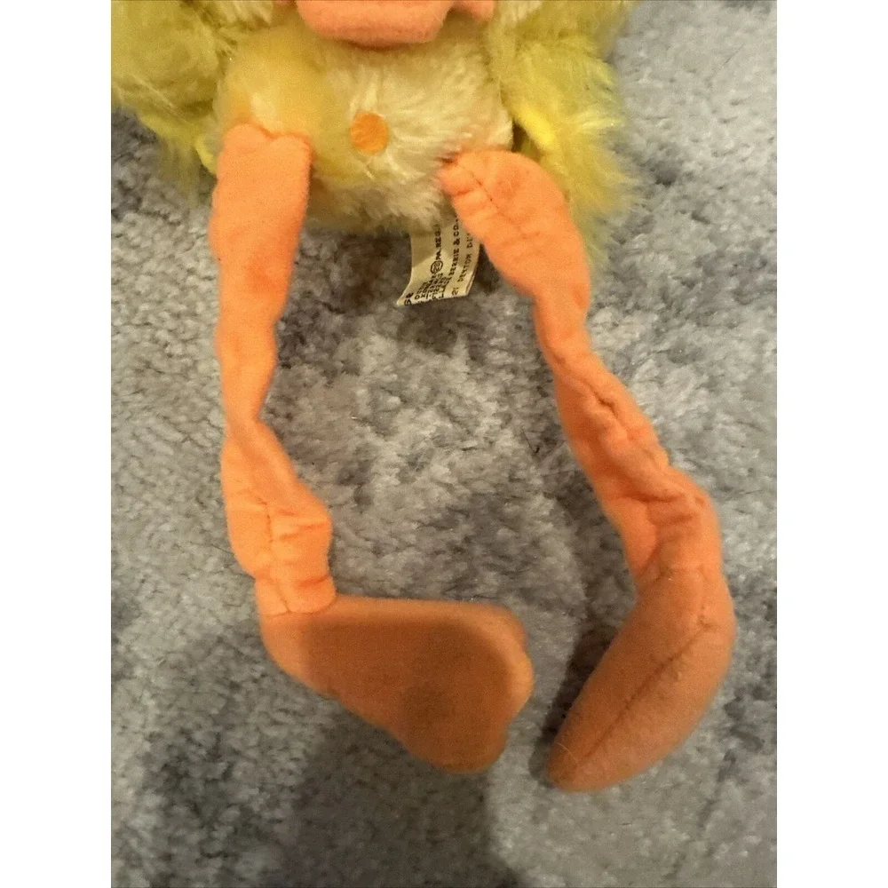 Applause Plush Denton Duck‎ Plush Vintage 1983 Easter Yellow Orange